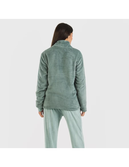 Sudadera terciopelo lisa