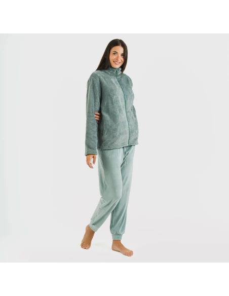 Sudadera terciopelo lisa