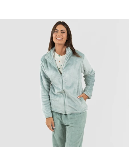 Sudadera terciopelo lisa