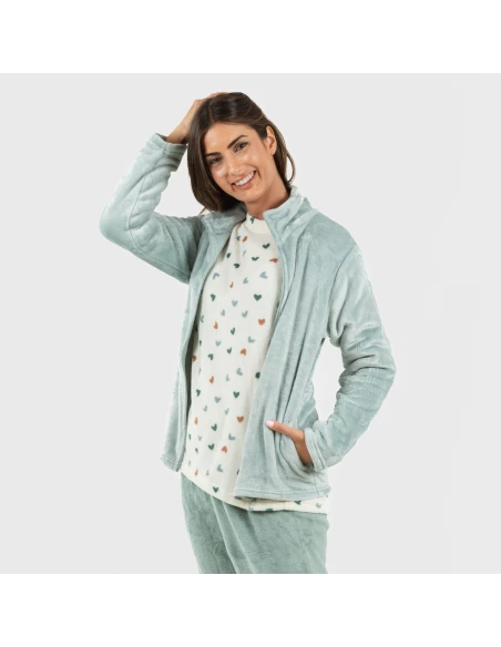 Sudadera terciopelo lisa