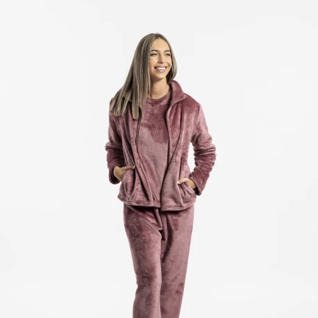 Sudadera terciopelo lisa