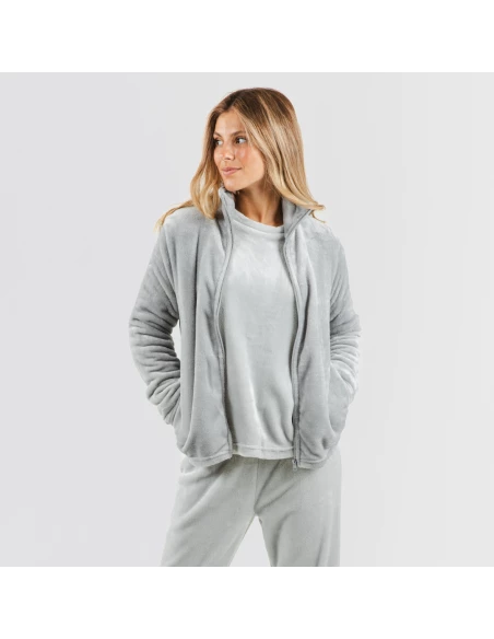 Sudadera terciopelo lisa