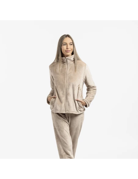 Sudadera terciopelo lisa