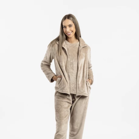 Sudadera terciopelo lisa