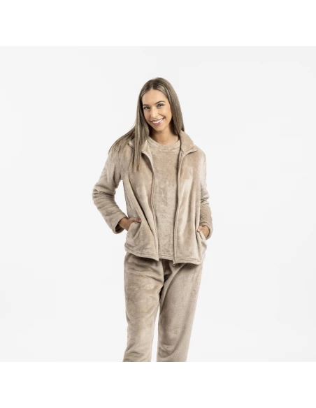 Sudadera terciopelo lisa