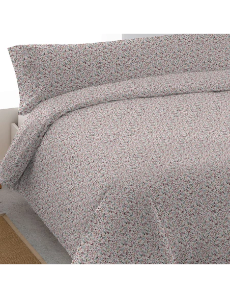 Funda nórdica algodón Alda rosa