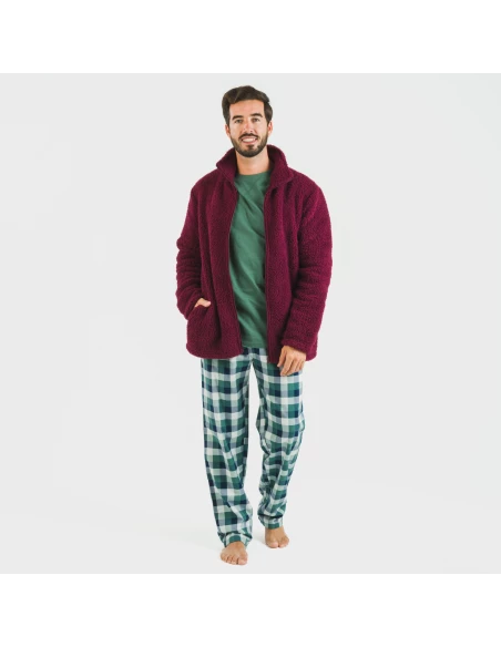 Sudadera sherpa hombre lisa