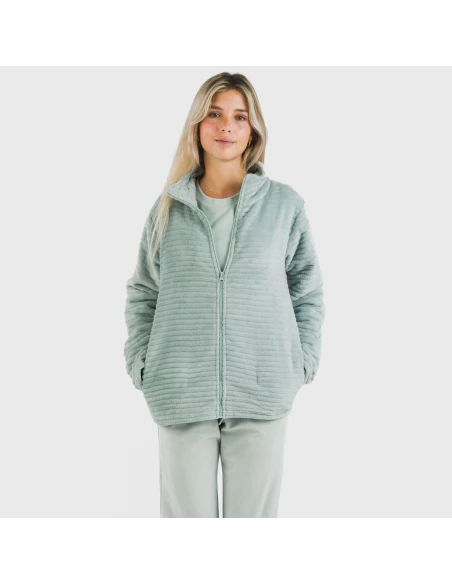 Sudadera terciopelo Raya lisa