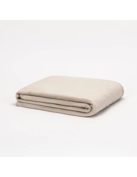 Manta terciopelo lisa