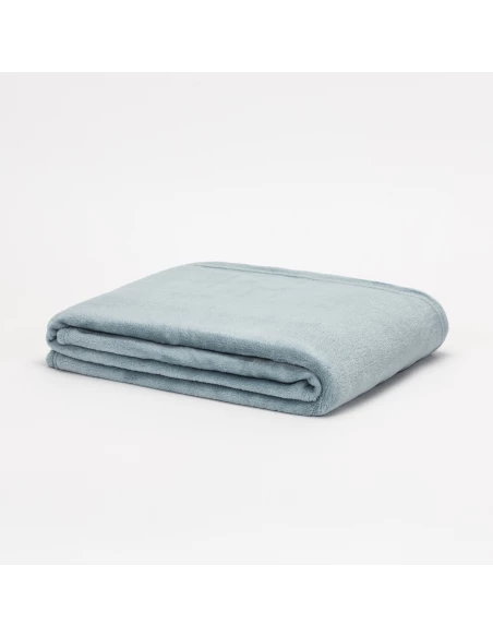 Manta terciopelo lisa