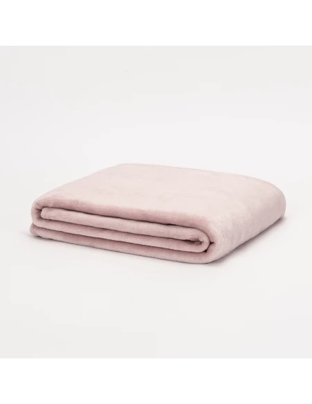 Manta terciopelo lisa