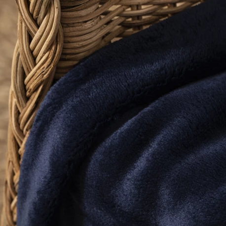 Manta terciopelo lisa