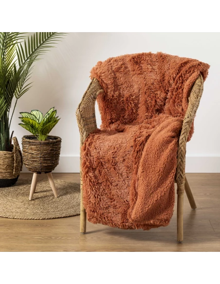 Manta pelo sherpa lisa