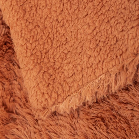 Manta pelo sherpa lisa