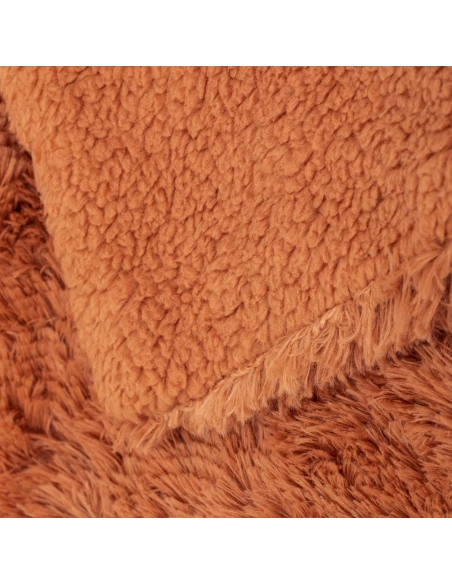 Manta pelo sherpa lisa