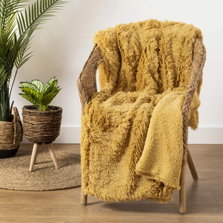 Manta pelo sherpa lisa