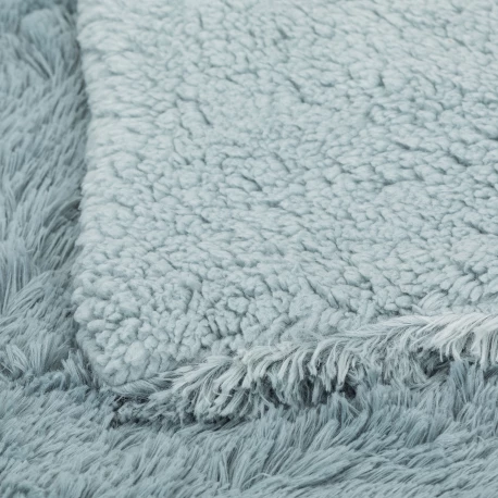 Manta pelo sherpa lisa