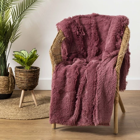 Manta pelo sherpa lisa