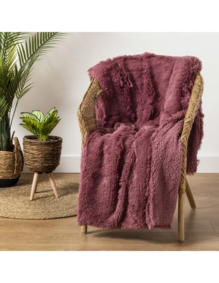 Manta pelo sherpa lisa