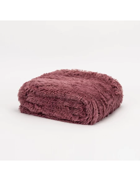 Manta pelo sherpa lisa