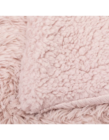 Manta pelo sherpa lisa