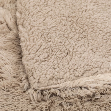 Manta pelo sherpa lisa