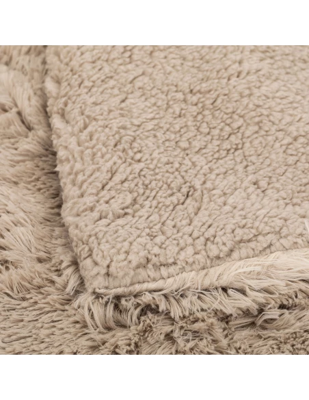 Manta pelo sherpa lisa