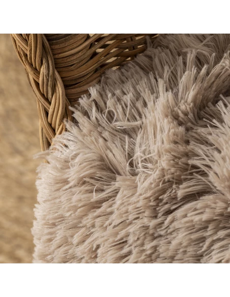 Manta pelo sherpa lisa