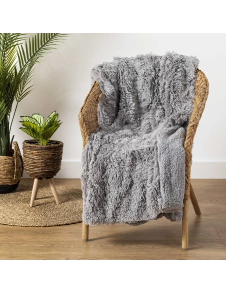 Manta pelo sherpa lisa