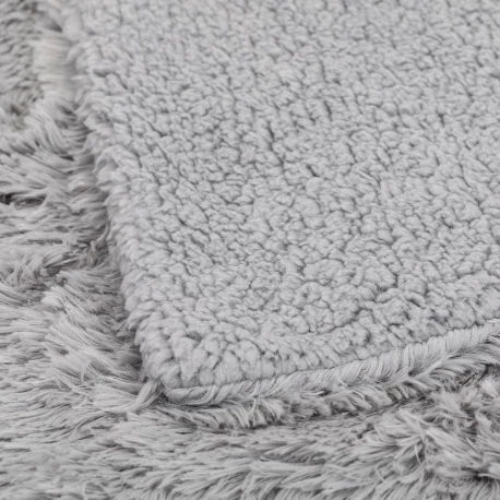 Manta pelo sherpa lisa