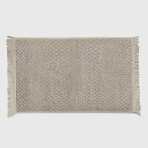 Alfombrin flecos rizo nido liso 870gr