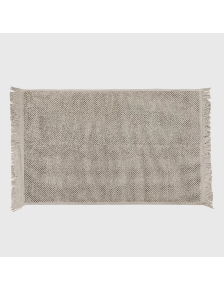 Alfombrin flecos rizo nido liso 870gr