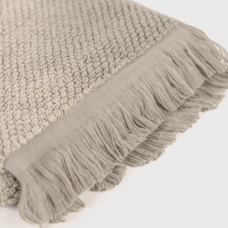 Alfombrin flecos rizo nido liso 870gr