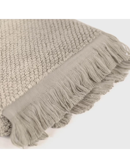 Alfombrin flecos rizo nido liso 870gr