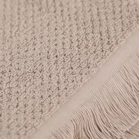 Alfombrin flecos rizo nido liso 870gr