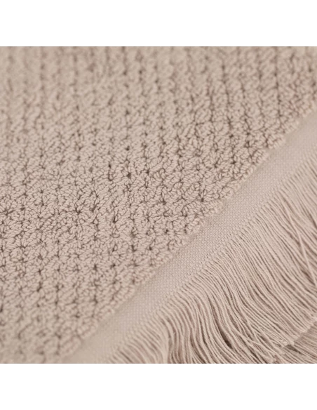 Alfombrin flecos rizo nido liso 870gr