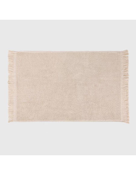 Alfombrin flecos rizo nido liso 870gr