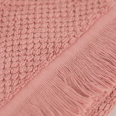 Alfombrin flecos rizo nido liso 870gr