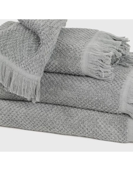 Toalla chenilla flecos lisa 550gr
