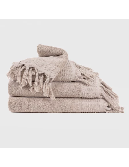 Toalla flecos lisa 550gr