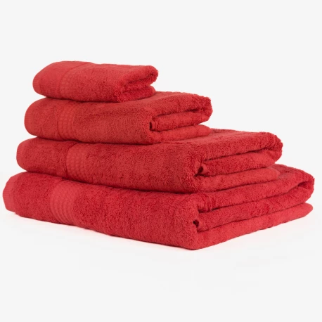 Toalla de baño 700gr rojo