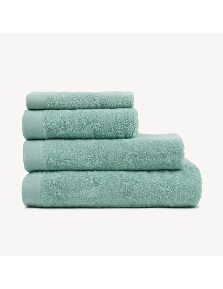 Toalla de Baño 400gr Doble Rizo verde tiffany