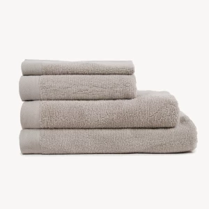 Toalla de Baño 400gr Doble Rizo gris perla