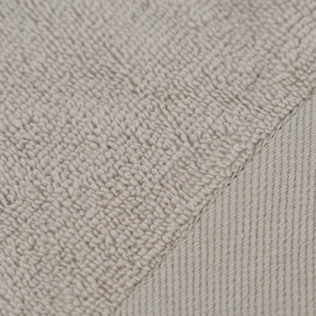 Toalla de Baño 400gr Doble Rizo gris perla