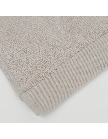 Toalla de Baño 400gr Doble Rizo gris perla