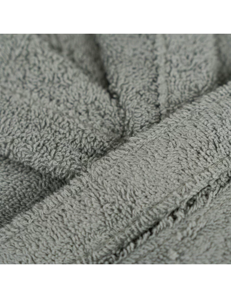 Albornoz capucha verde seco 450gr Unisex