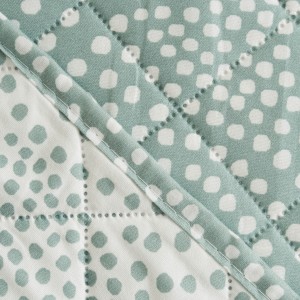 Colcha bouti Katy verde francés 2