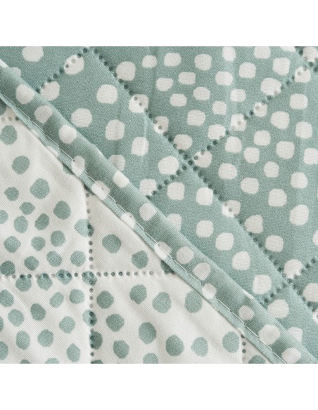 Colcha bouti Katy verde francés