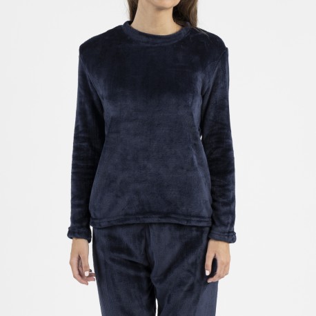 Pijama terciopelo liso