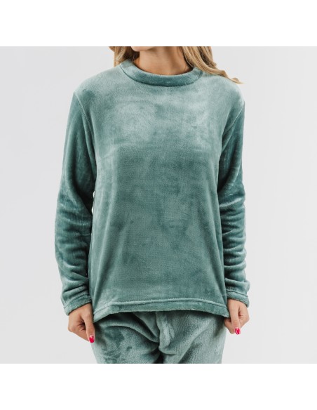 Pijama terciopelo liso